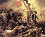 Eugene Delacroix Liberty Leading The people oil painting artist